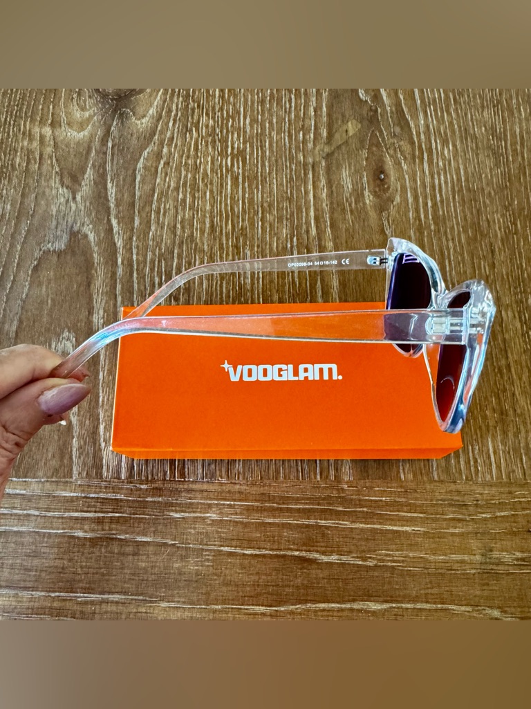 Like New Crystal Clear Vooglam Raquel Eyeglass Frames S — image 6 of 8